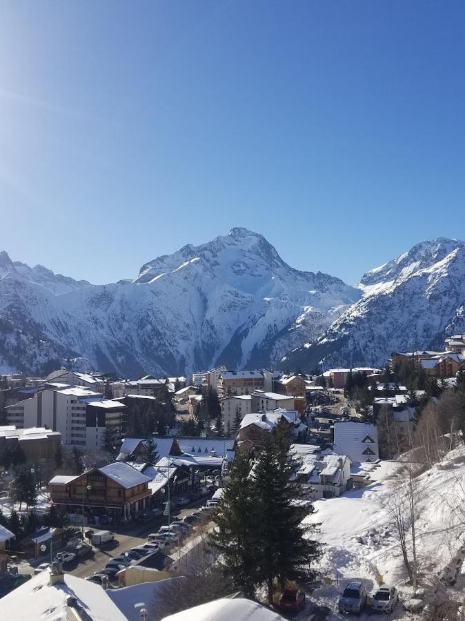 Magnifique Vue Centre Station Leilighet Les Deux Alpes Eksteriør bilde